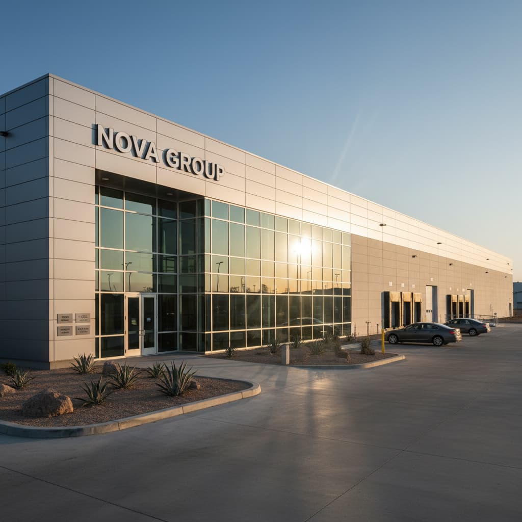 Nova Group Chemicals 50,000 sq. ft. ISO 9001 & GMP certified manufacturing facility