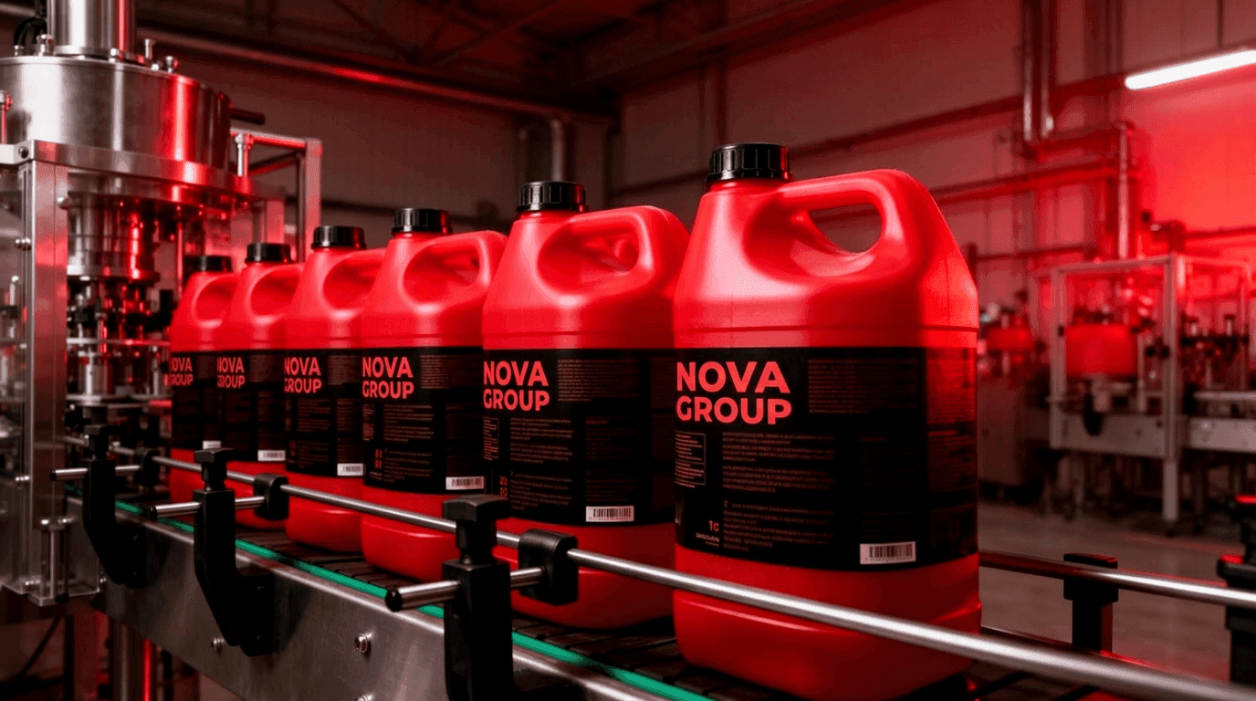 Nova Group Chemicals state-of-the-art manufacturing facility for cleaning products